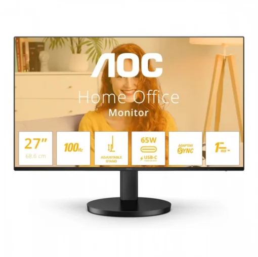 AOC Monitor Q27B3CF2 27 inches IPS 100Hz HDMI USB-C HAS - Image 5