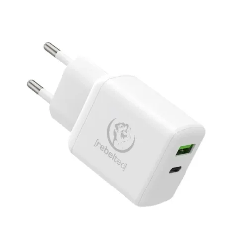 Rebeltec Mains зарядно two ports USB-C + USB-A H200 TURBO QC3.0 + PD20W