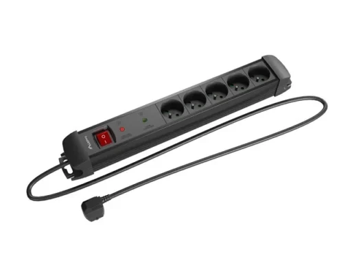 Lanberg Power strip 1,5m 5x230V SP1-05E-0150-B - Image 3