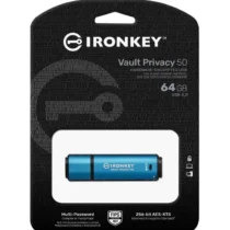 Kingston Pendrive 64GB IronKey Vault Privacy 50 FIPS197 AES-256