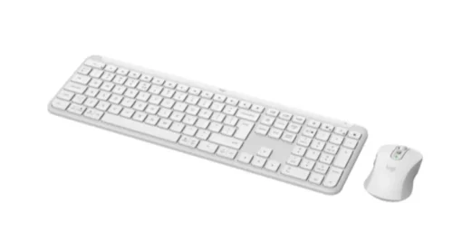 Logitech Keyboard with mouse MK950 Signature Slim Combo Offwhite US - Image 4