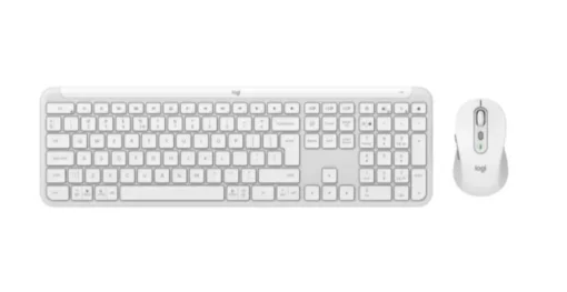 Logitech Keyboard with mouse MK950 Signature Slim Combo Offwhite US