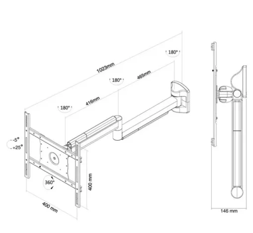 Neomounts Medical holder FPMA-HAW050 - Image 3