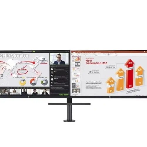 LG Electronics Monitor 27QP88DP-BS 27 инча QHD Ergo Dual