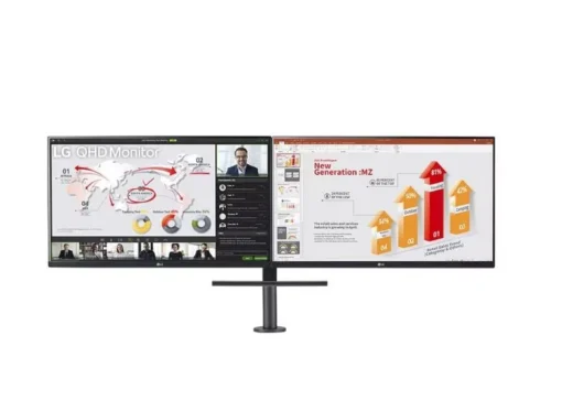 LG Electronics Monitor 27QP88DP-BS 27 cali QHD Ergo Dual