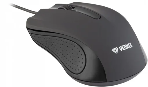 YENKEE USB wired mouse, 3 buttons, rubberized surface, 1000DPI - Image 2