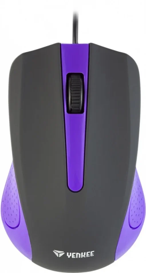 YENKEE USB wired mouse 3 buttons rubberized surface