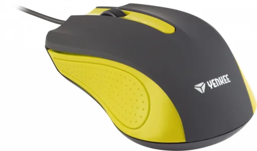 YENKEE USB wired mouse, 3 buttons, rubberized surface - Image 2