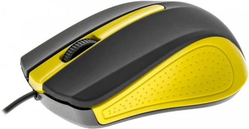 YENKEE USB wired mouse, 3 buttons, rubberized surface - Image 3