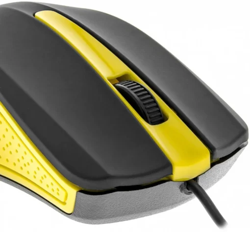 YENKEE USB wired mouse, 3 buttons, rubberized surface - Image 5