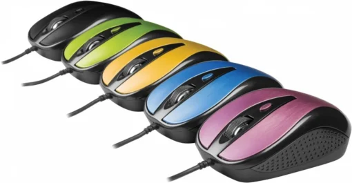 YENKEE USB wired mouse, 4 buttons, optical, symmetrical, Blue - Image 4