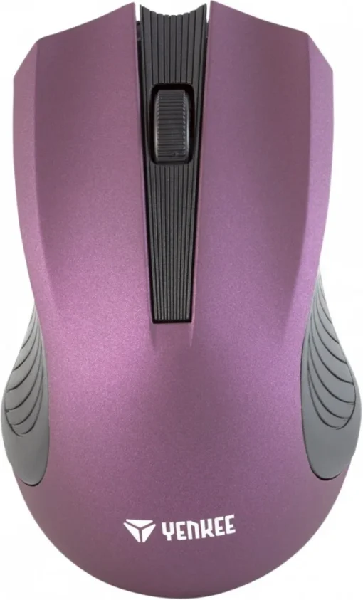 YENKEE 2.4GHz optical symmetrical wireless mouse 3 buttons Purple