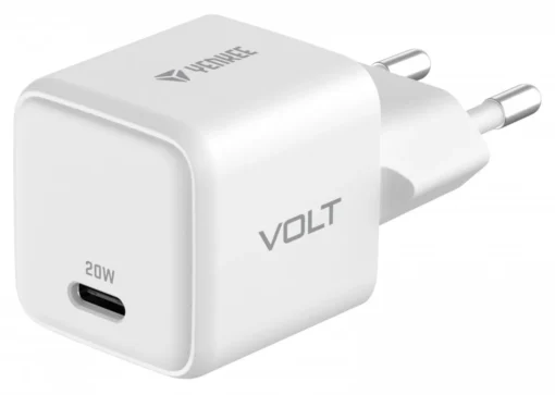 YENKEE USB C 20W 3A Power Delivery 3.0 QC 3.0 wall charger White