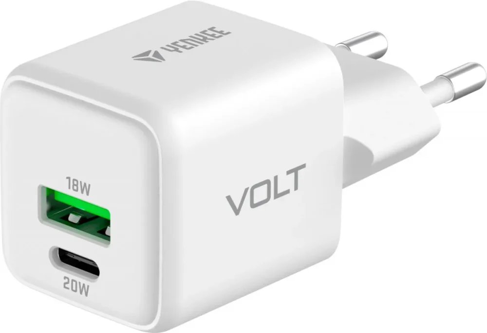 YENKEE USB C/A mains зарядно 20W/18W 3A Power delivery 3.0 QC3.0