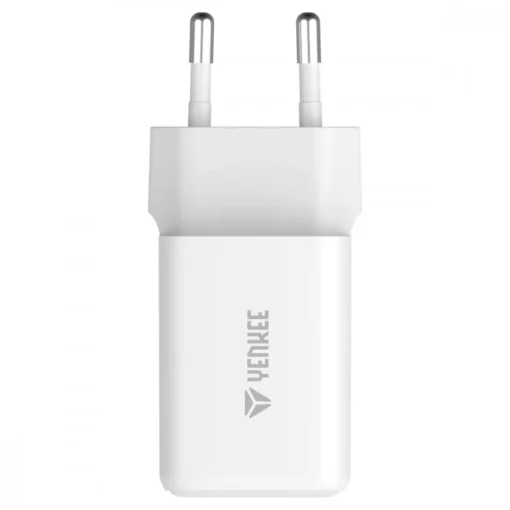 YENKEE USB C 45W 3A Power delivery 3.0 QC3.0 network charger, White - Image 3