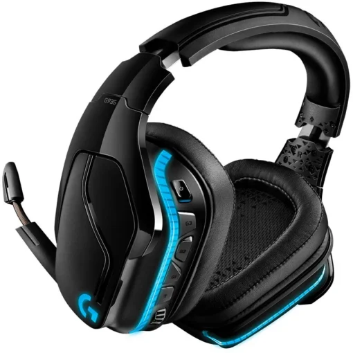 Геймърски слушалки LOGITECH G935 LIGHTSYNC Wireless Gaming Headset 7.1 - BLACK - Image 2