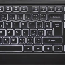 YENKEE Keyboard Backlit quiet USB with low-profile keys