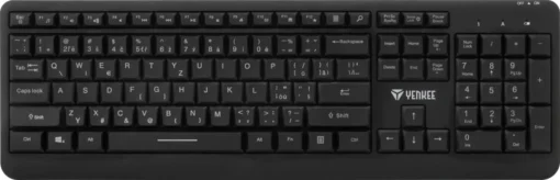 YENKEE Wireless keyboard with LED backlight rechargeable battery