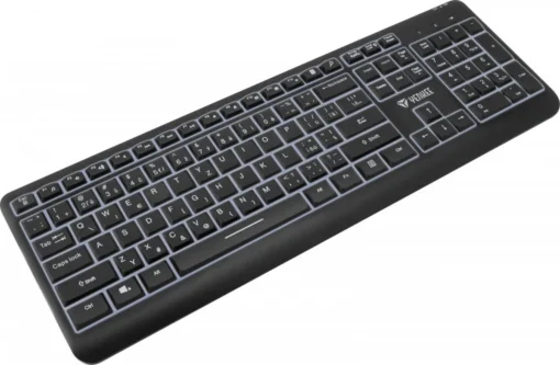 YENKEE Wireless keyboard with LED backlight, rechargeable battery - Image 5