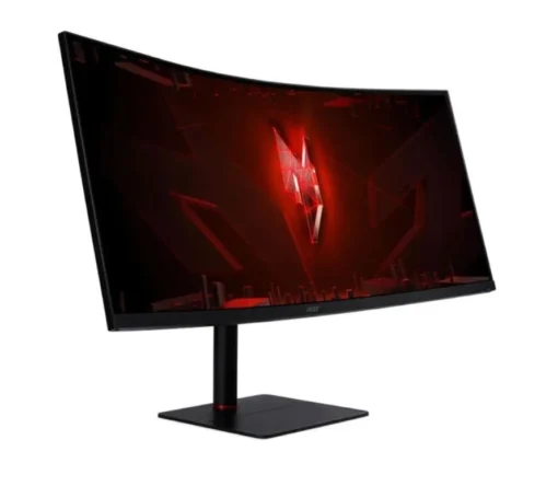 Acer Monitor 34 inch XV345CURV3bmiphuzx UWQHD 21:9 165Hz 1MS/300cd/m2 HDMI DP USB-B USB3.2x2 USB-C SPEAKER H:110 1000R KVM LED RGB - Image 2