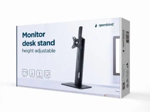 Gembird Monitor desk stand height adjustable 17-32 inch 7kg - Image 2