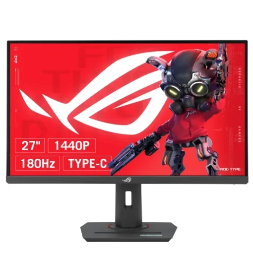 Asus Monitor 27 inch XG27ACS ROG IPS-F 180Hz 1MS/350cd/m2/ HDMI DP PIVOT USB-C H:0-120MM