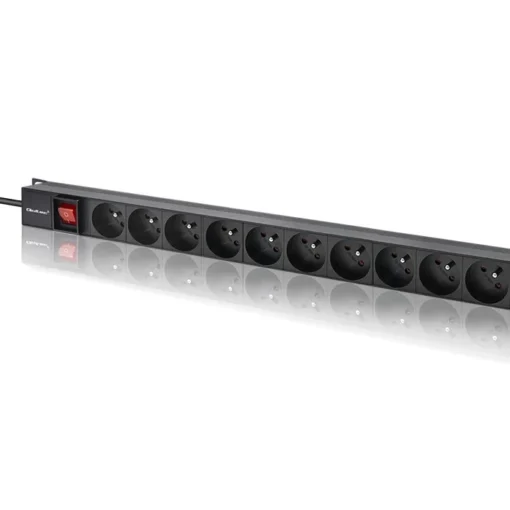 Qoltec Power strip for RACK 16A PDU,16xFRENCH,vertical - Image 2