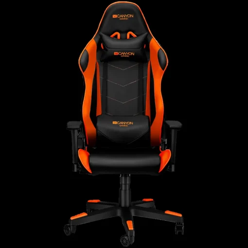 Геймърски стол CANYON gaming chair Deimos GC-4 Black Orange