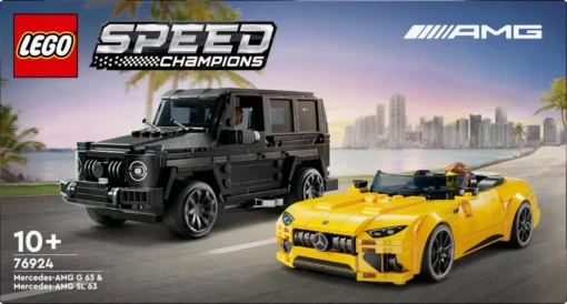 LEGO Blocks Speed Champions 76924 Mercedes-AMG G 63 and Mercedes-AMG SL 63 - Image 2