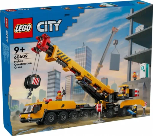 LEGO LEGO City 60409 Yellow Mobile Constructi on Crane