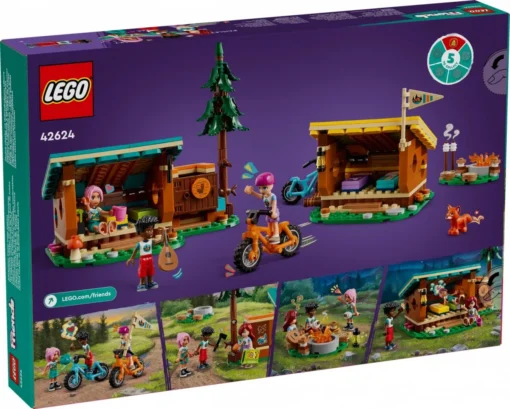 LEGO LEGO Friends 42624 Adventure Camp Cozy Cabins - Image 3