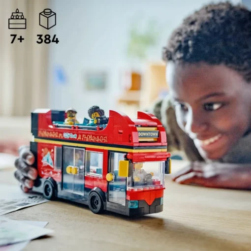 LEGO LEGO City 60407 Red Double-Decker Sightseeing Bus - Image 5