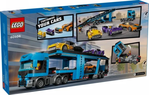 LEGO LEGO City 60408 Car Transporter Truck with Sports Car - Image 3