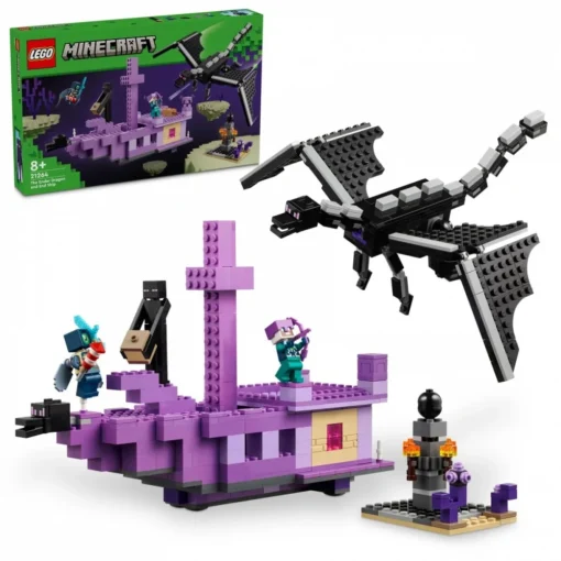 LEGO LEGO Minecraft 21264 The Ender Dragon and End Ship - Image 4