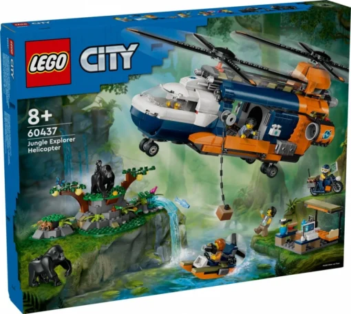 LEGO LEGO City 60437 Jungle Explorer Helicopter at Base Camp