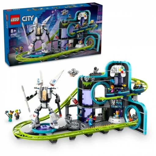 LEGO LEGO City 60421 Robot World Roller-Coaster Park - Image 4