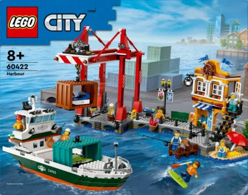 LEGO LEGO City 60422 Seaside Harbor with Cargo Ship - Image 2