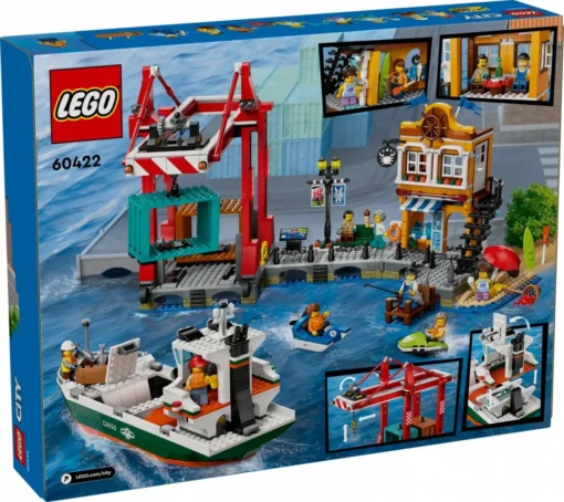 LEGO LEGO City 60422 Seaside Harbor with Cargo Ship - Image 3