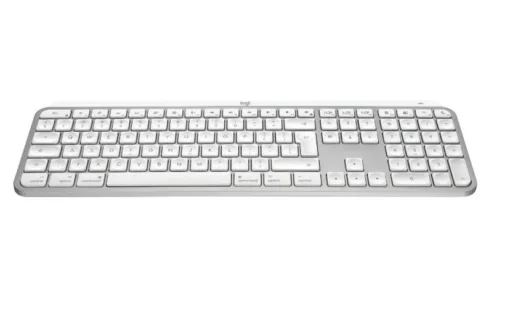 Logitech Klawiatura bezprzewodowa MX Keys S for Mac Pale Grey US 920-011638 - Image 4