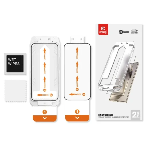 CRONG Tempered glass Samsung Galaxy S25/S24 (2 pieces) - Image 2