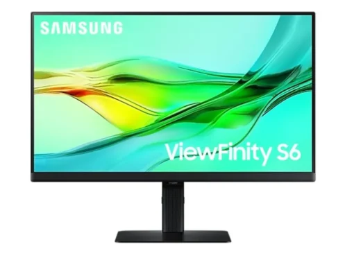 Samsung Monitor 24 inch ViewFinity S60UD IPS 2560x1440 WQHD 16:9 1xHDMI 2xDP(In+Out) 1xUSB-C 90W 3xUSB 3.0 LAN KVM 5ms PinP/PbyP 100Hz HAS+PIV płaski