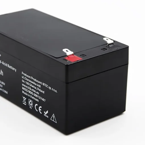 Qoltec AGM battery 12V 3.3Ah, max. 49.5A - Image 3