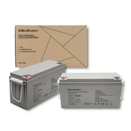 Qoltec AGM battery 12V 150Ah, max. 2250A - Image 5