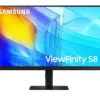 Samsung Monitor 27 inch ViewFinity S80D IPS 3840x2160 UHD 16:9 1xHDMI 1xDP 3xUSB 3.0 5ms PinP/PbyP 60Hz HAS+PIVOT płaski