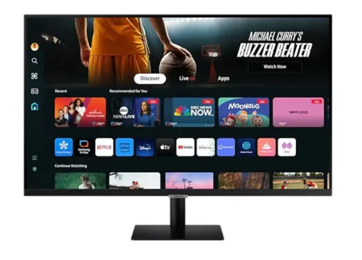 Samsung Monitor 32 inch SMART M70D VA 3840x2160 UHD 16:9 2xHDMI 3xUSB 2.0 1xUSB-C (65W) 4ms 60Hz WiFi/BT głośniki płaski 2Yd2d - Image 3