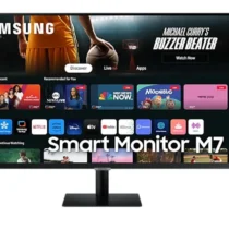 Samsung Monitor 32 inch SMART M70D VA 3840x2160 UHD 16:9 2xHDMI 3xUSB 2.0 1xUSB-C (65W) 4ms 60Hz WiFi/BT głośniki płaski