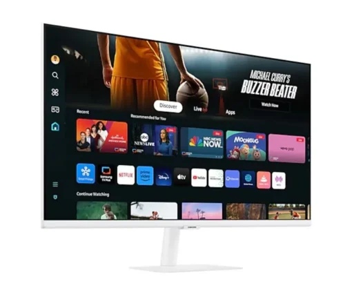 Samsung Monitor 32 inch SMART M70D VA 3840x2160 UHD 16:9 2xHDMI 3xUSB 2.0 1xUSB-C (65W) 4ms 60Hz WiFi/BT głośniki płaski biały 2Yd2d - Image 5