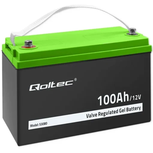 Qoltec Gel battery 12V, 100Ah