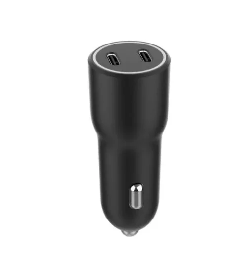 Gembird зарядно за кола 2xUSB-C PD 40W black - Image 3