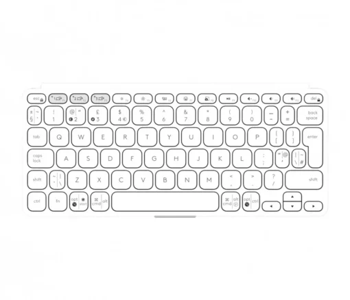 Logitech Keyboard Keys-To-Go 2 Pale Grey US - Image 2